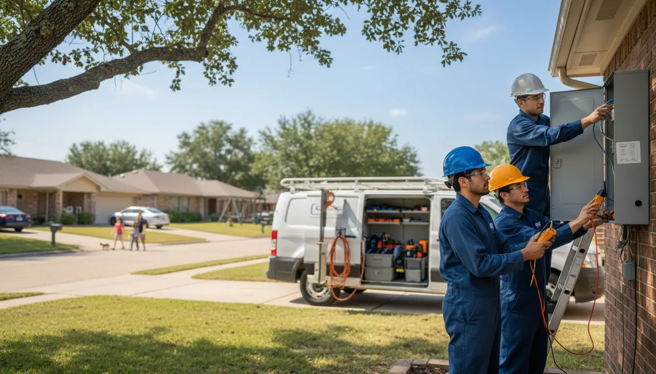 Certified electrician providing emergency electrical services in Golva, ND